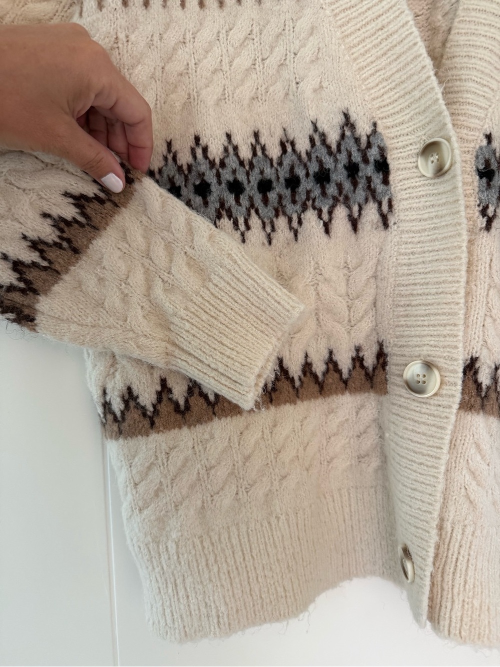DNA “Do Not Ask” Grandpa Cardigan, size medium. - Picture 12 of 15